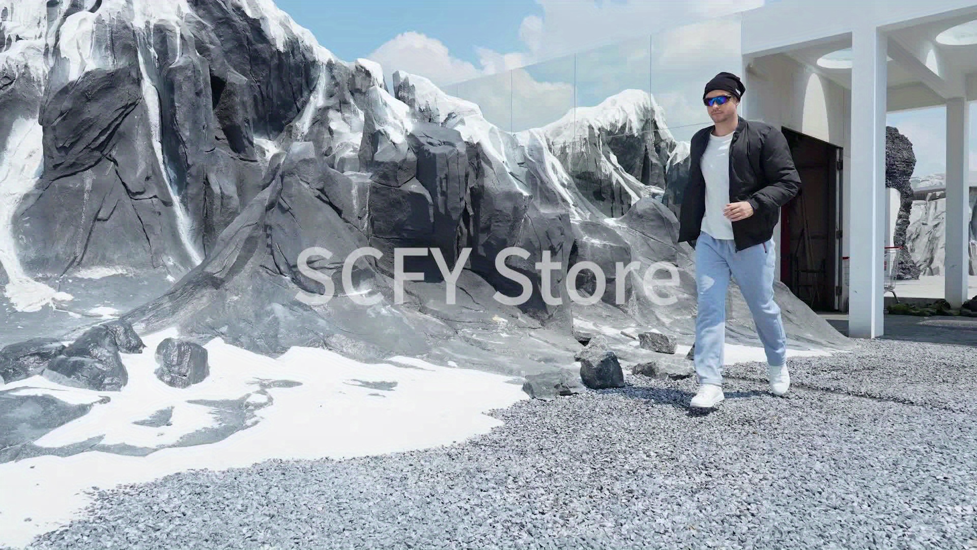 2pcs Men's Thermal Fleece Pants with Zipper Pockets & Drawstring Waist - Heavy-Duty Winter Warm Track Trousers for Gym,2Running,22ctivities - Navy/ Fleece Casual Pants (Hand Washable),2Trousers for Men'2Track Pants Men'2Mens Clothes,2Pants for - Image 11