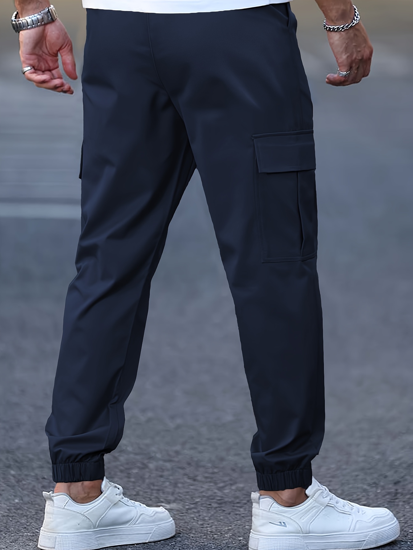 Men's Cargo Pants - Non-Stretch Fabric with Multiple Utility Pockets, Adjustable Drawstring Waist, All-Season Casual Pants for Everyday & Formal Outfits - Ideal Gift for Men (Birthday/Christmas) - Machine Washable, Versatile Outfit Pants, Durable Pants Construction, Classic Fit, Sturdy Material, Outdoor Enthusiasts