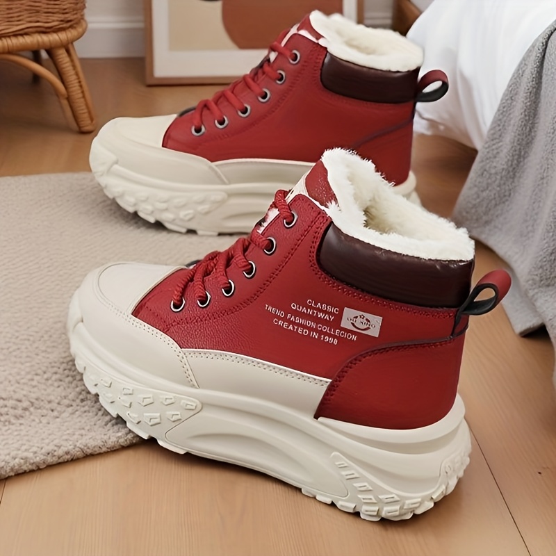 Women's Winter Boots with Faux Fur-Like Collar - Round Toe Synthetic Upper, Thick PVC Sole & Warm Lining - Beige/Brown/Tan All-Terrain Traction Shoes for Ice, Snow, Outdoor (Casual & Professional) - Low-Maintenance Footwear, Winter Boots For Women, Winter Boots For Men, Women Winter Boots, Boots For Women Winter, Womens Winter Boots, Boots Women, Winter Boots Women, Ladies Winter Boots, Mens Winter Boots, Botas De Invierno Para Mujer, Womens Fall Boots, Women Boots Winter,