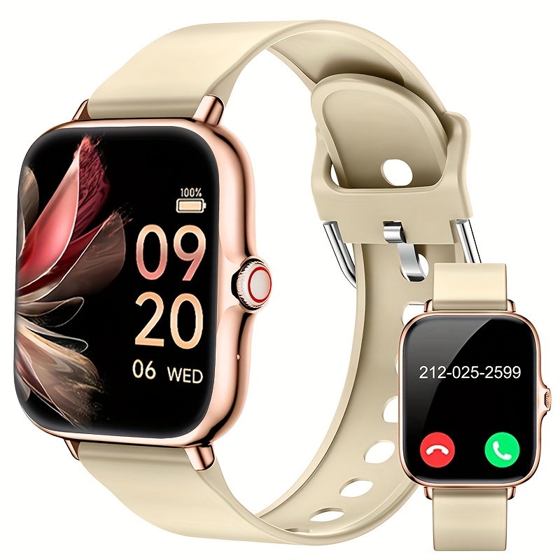 Unisex Smart Watch - Wireless 5.0 | Compatible with Iphone And Android, USB Charging, Fashionable Design, Colorful Display, Durable Silicone Strap, Perfect Gift for Any Occasion, Fitness Tracker, Modern Wearable Device