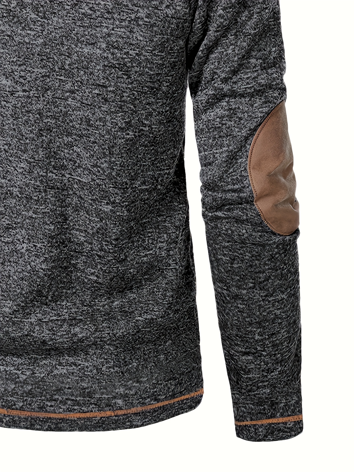 Men'S Cozy Fleece-Lined Zip-Up Sweater - Casual Stand Collar, Long Sleeve, Solid Color, Regular Fit, Perfect for Fall & Winter, Warm & Stylish Outerwear, Winter Clothing | Zipup Sweater | Fleece Lined Sweater, Knit, Men'S Collar/neck Sweater, Men'S Sweatshirt, Men'S Stand-up Collar Sweatshirt, Men'S Autumn/spring Clothes, Men Pullover, Men Winter Pullover, Men Clothe, Men Jumper