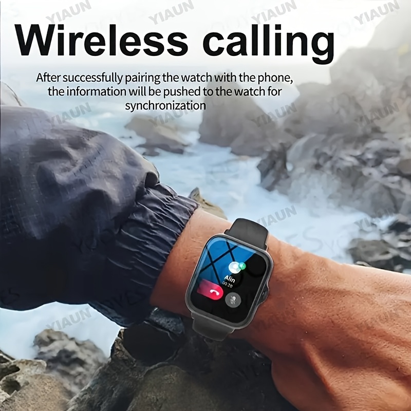 1.83-inch HD Full Touchscreen Sports Style Smart Watch, with Activity Tracking Data Alarm Calculator Remote Camera Long Sitting Reminder Multifunctional Perfect Holiday Gift, Smart Wearable, Fitness Tracker, Modern Wearable, Sporty Design, Highquality Display, Premium Materials, Touchscreen Watch, Digital Watch, Tech Lovers, Healthconscious Users