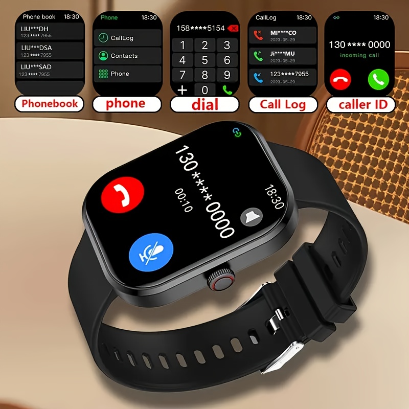 2025 New Unisex Smartwatch Gift, 2.01-Inch Full Touchscreen Smartwatch with Calling/Answering, 100+ Exercise Modes, Pedometer, Distance, Calories - Image 8