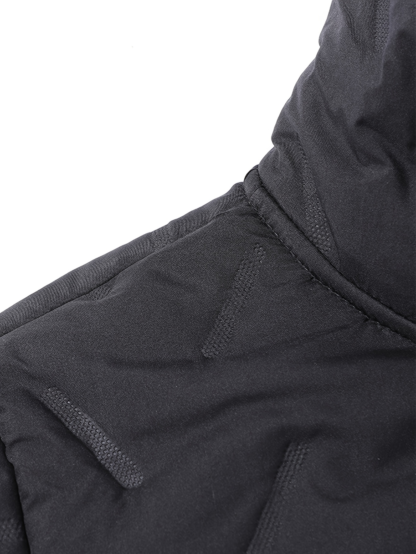 1 Men's New Autumn/Winter Thickened Hooded Jacket, Essential Thickened Jacket for Men, -Lined Windproof Warm Casual Workwear Coat