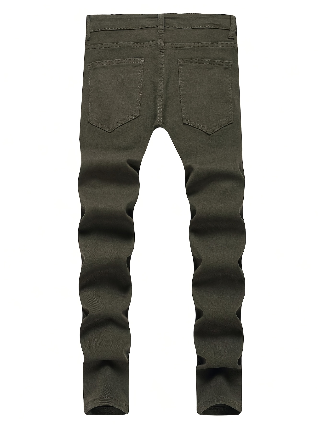 Men's Slim-Fit Jeans - Tight Skinny Leg Fit, Machine Washable All-Season Pants for Everyday & Formal Wear - Classic Jeans for Adults, Versatile Clothing, Modern Denim, Comfortable Fabric