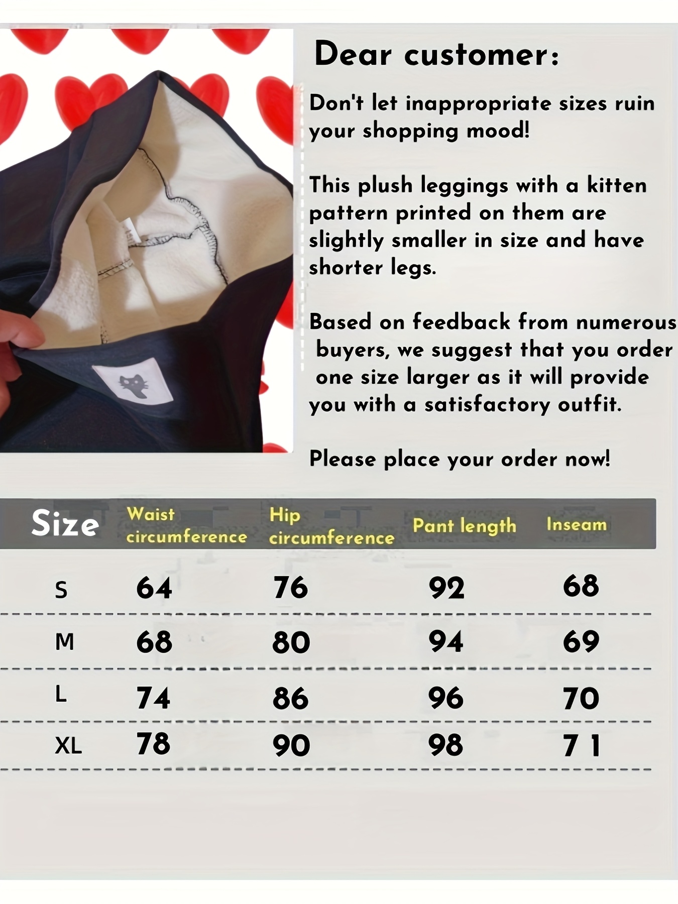 Women's High-Waisted Winter Yoga Leggings with Plush Cat-Themed Patch - High-Stretch Warm Workout Pants, Full-Length Black Athletic Leggings for Fall/Winter, Ideal Gift for Cat Lovers (Non-Sheer, Hand Washable)