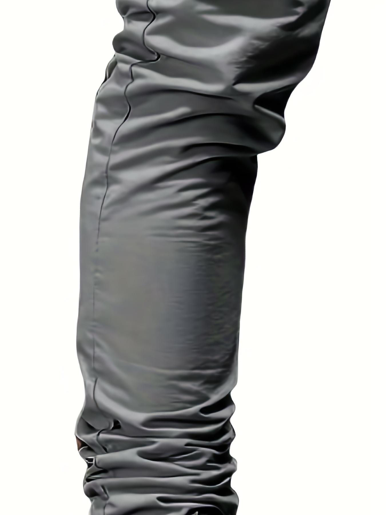 Men's Heavy-Duty Pants - Tapered Trousers with Cuffed Ankle, Straight-Leg Fit (No Stretch) for Casual & Professional Wear, Winter Warmth - Outdoor/Office/ Pants (Solid Color, Regular Length) - Durable Trousers for Men