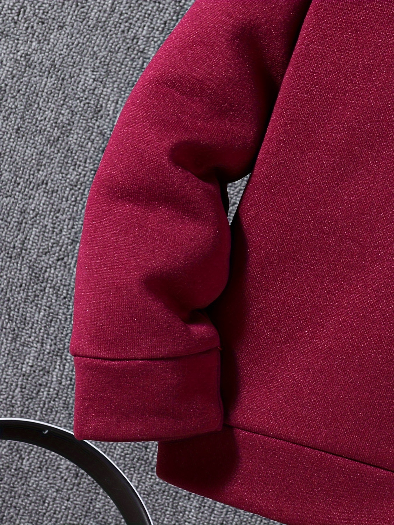 Boy's 2-piece Casual Co Ord Set, Long Sleeve Letter Embossed Hoodie And Jogger Pants, Comfy Spring Fall Clothes For Daily & Outdoor Wear - Image 9