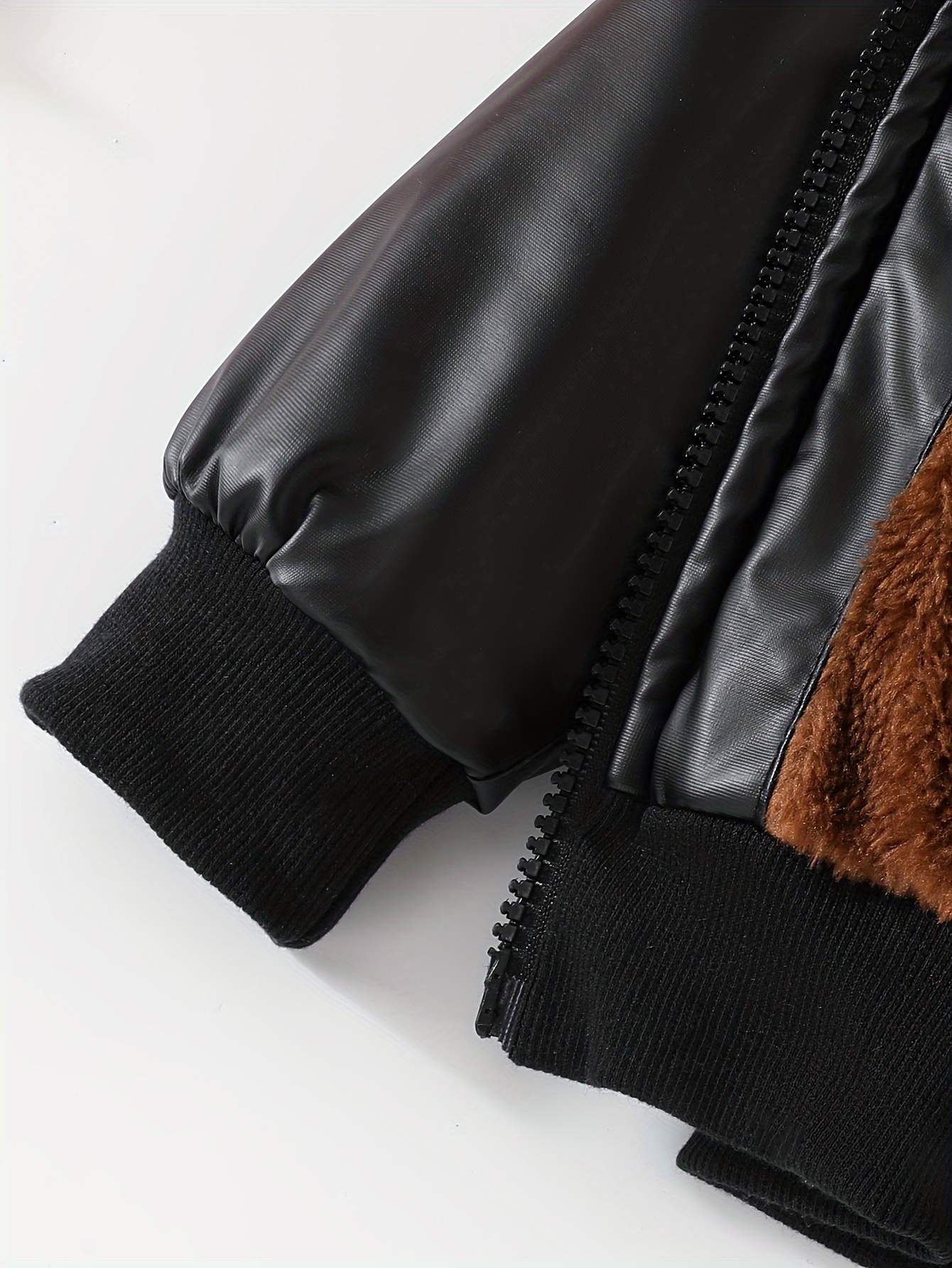 Cozy Toddler Faux Fur Lined Hooded Zip-Up Jacket - Windproof, Soft & Comfortable, Easy-Care, Casual Style for Outdoor Play & Daily Activities, Playful Activity Jacket|Hooded Jacket|Zippered Jacket