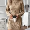 Women's Cable Sweater Dress