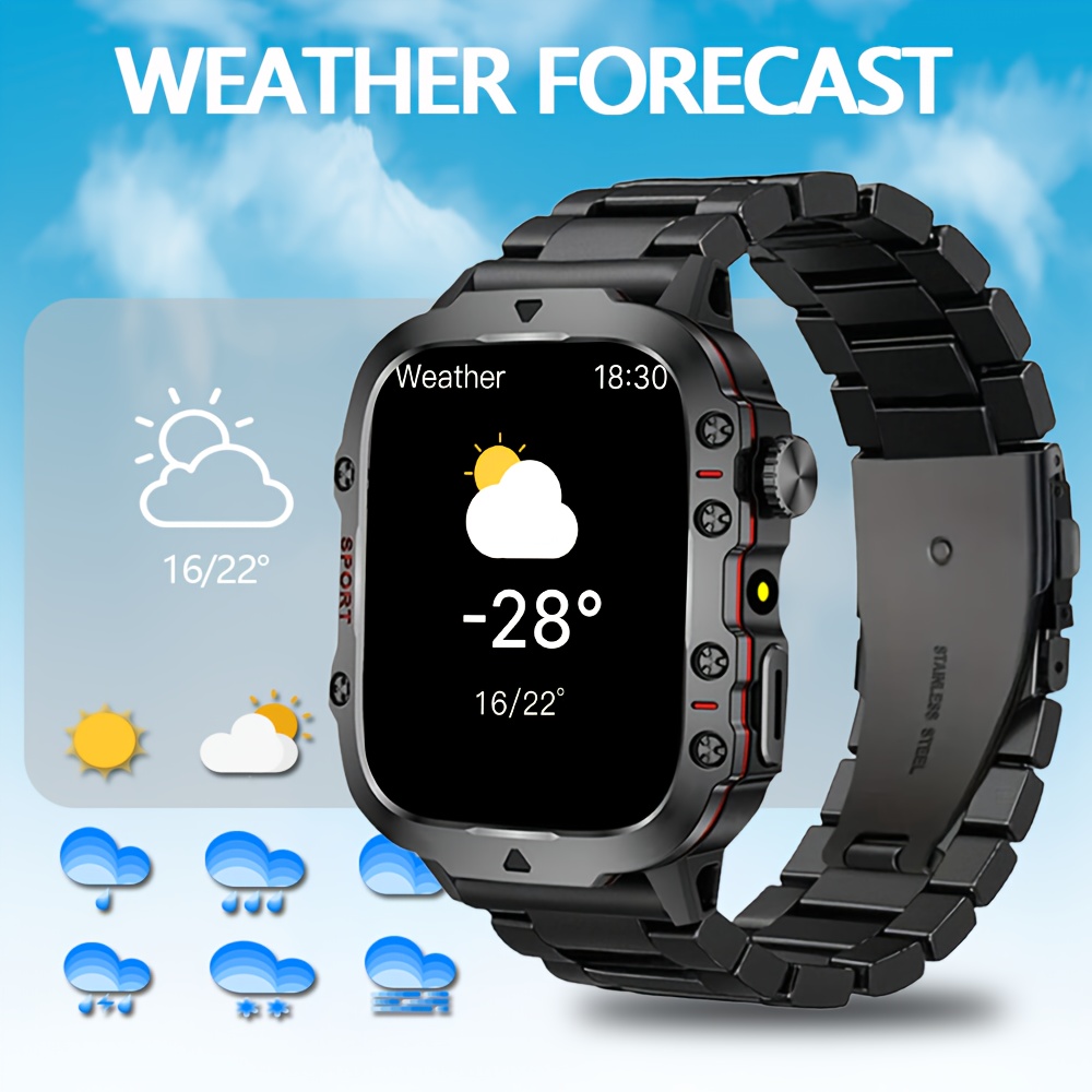 25Th Anniversary New Full Touch Men'S/Women'S Watch, Smart Watch with Multi-Sport Mode/Drink Reminder/Call Reminder/Remote Photo Taking/Music Control And More, Suitable for Both Men And Women, Gift Choice, Smart Watch for Men - Image 5