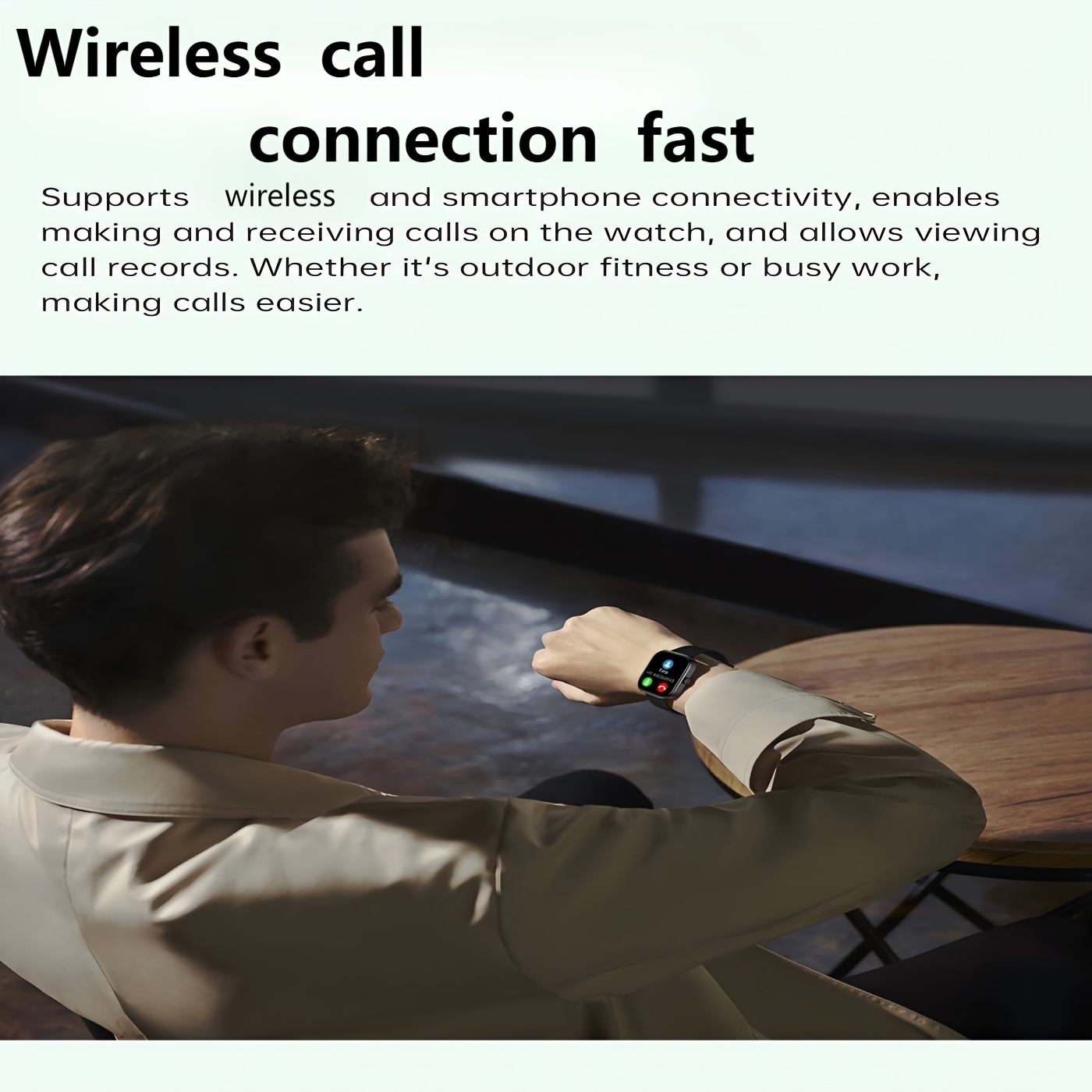 2025 New Unisex Smartwatch Gift, 2.01-Inch Full Touchscreen Smartwatch with Calling/Answering, 100+ Exercise Modes, Pedometer, Distance, Calories