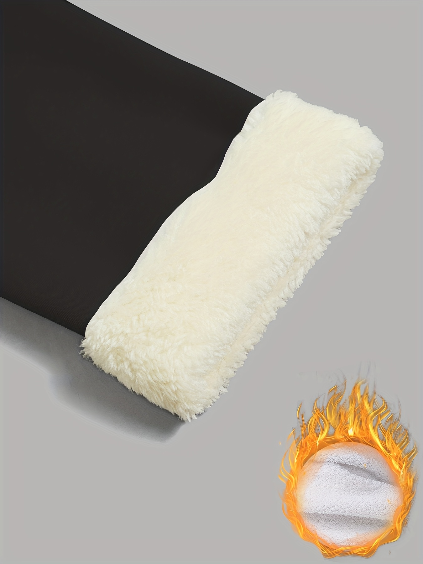 Women'S Thick Fleece-Lined High-Waisted Leggings - Winter Warmth, Stretchy Skinny Fit, Solid Color, Long Length, Perfect for Casual or Outdoor Wear