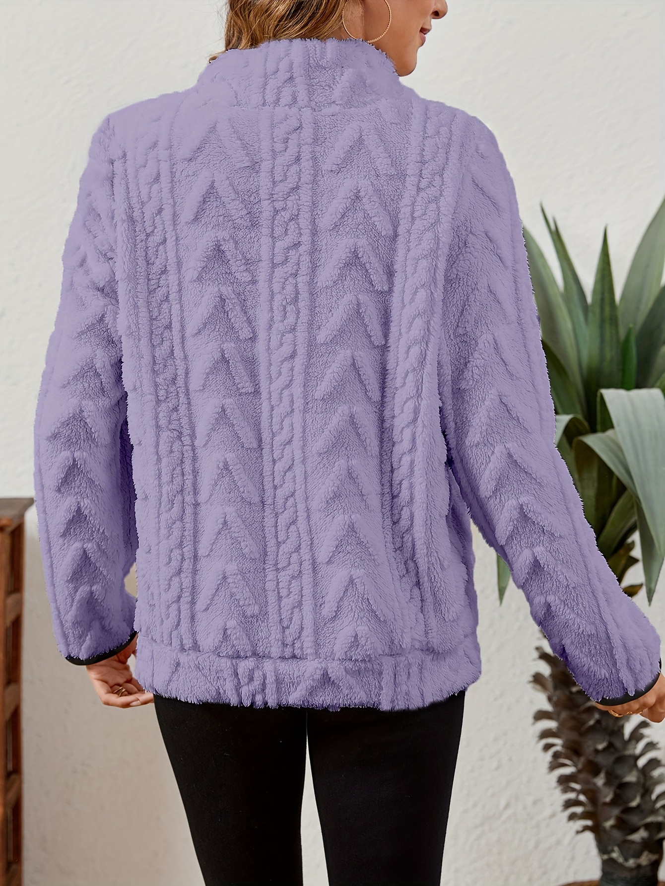 Women'S Cozy Fleece Zip-Up Sweatshirt with Large Pockets - Gray, Long Sleeve, Casual Fall/Winter Pullover, Casual Winter Wear | Zipup Pullover | Zippered Sweatshirt, Curvy/ Women Coat, Fur Trimmed Tube Dress, Women Winter Clothes, Beautiful Bag For Women, Sweatshirt Women, Pullover Women, Autumn Clothes Women