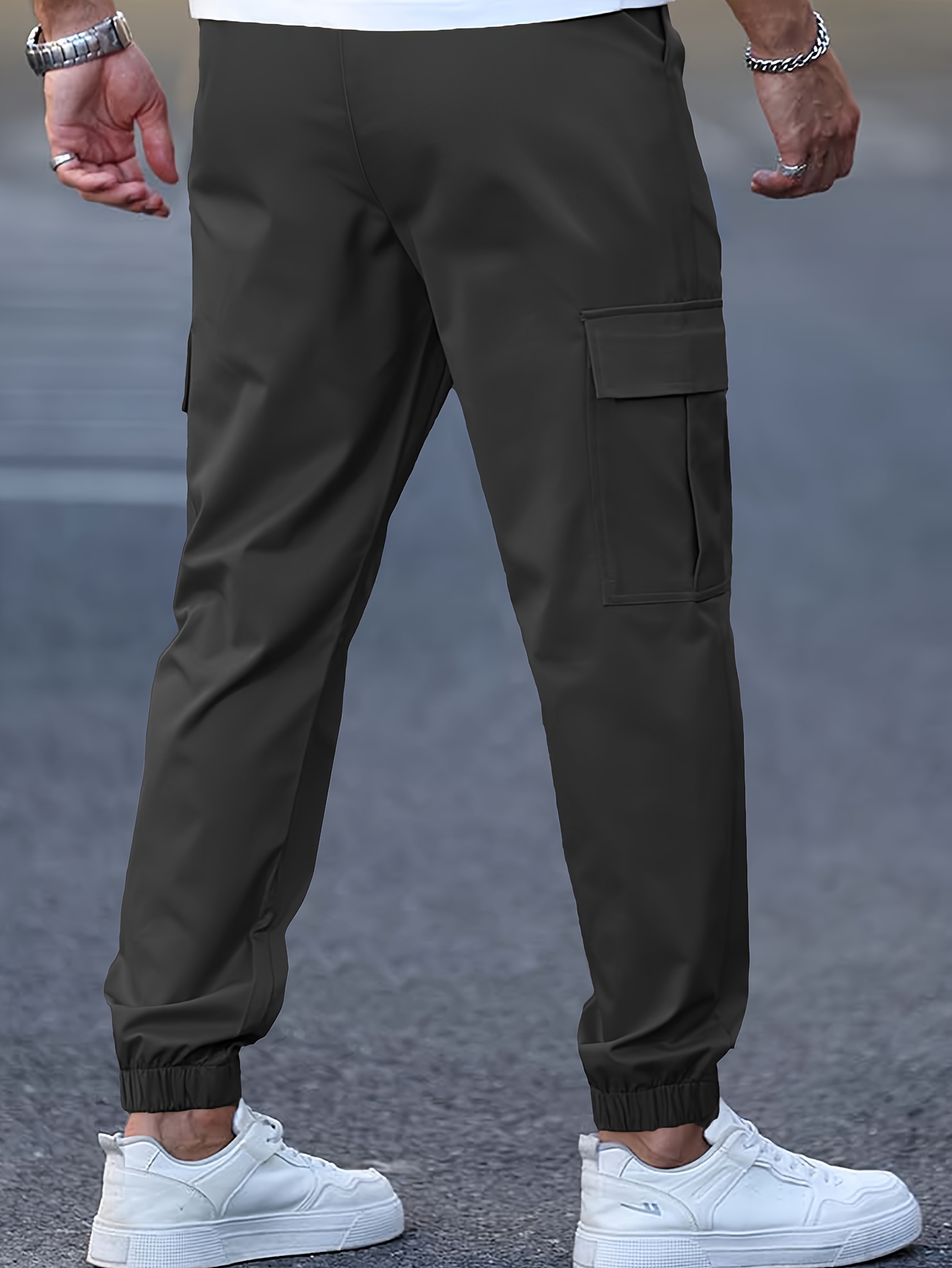 Men's Cargo Pants - Non-Stretch Fabric with Multiple Utility Pockets, Adjustable Drawstring Waist, All-Season Casual Pants for Everyday & Formal Outfits - Ideal Gift for Men (Birthday/Christmas) - Machine Washable, Versatile Outfit Pants, Durable Pants Construction, Classic Fit, Sturdy Material, Outdoor Enthusiasts