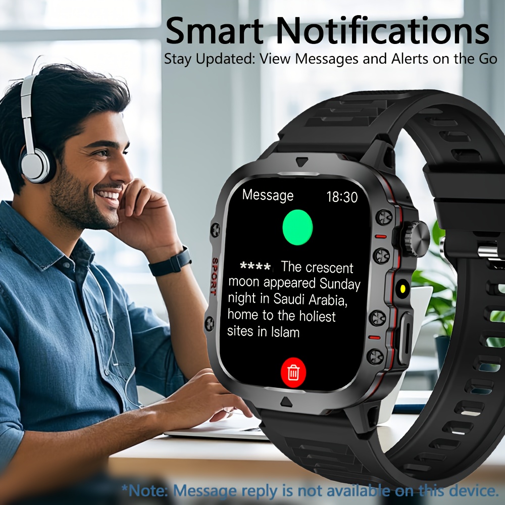 25Th Anniversary New Full Touch Men'S/Women'S Watch, Smart Watch with Multi-Sport Mode/Drink Reminder/Call Reminder/Remote Photo Taking/Music Control And More, Suitable for Both Men And Women, Gift Choice, Smart Watch for Men