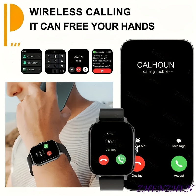 The Collision Of Technology And Fashion, The Smart Life On The Wrist, Improves The Quality And Convenience Of Life And Work, Helps Athletes Break Through Limits, And Is The Best Gift for Family, Loved Ones, And Elders!