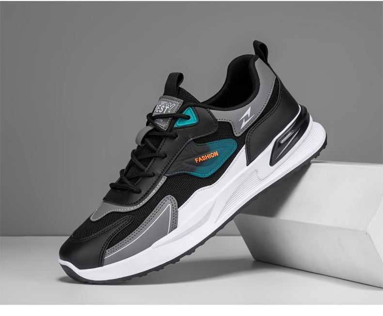 Men's Plus Size Canvas Sneakers - Trendy Casual Running Shoes with Air Cushion, Breathable Fabric Upper, Low-Top Design, and Durable PVC Sole for Casual Attire, Walking, and Skateboarding