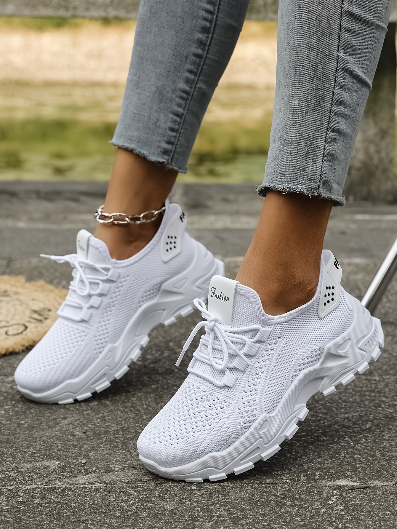Women'S Light Blue Sneakers - Breathable Sneakers with Cushioned Arch Support, Lace-Up Closure, All-Season Gym, Walking, Everyday Shoes - Lightweight Cushioned Sole for Women, Gym Footwear, Sleek Design, Comfortable Fit, Women