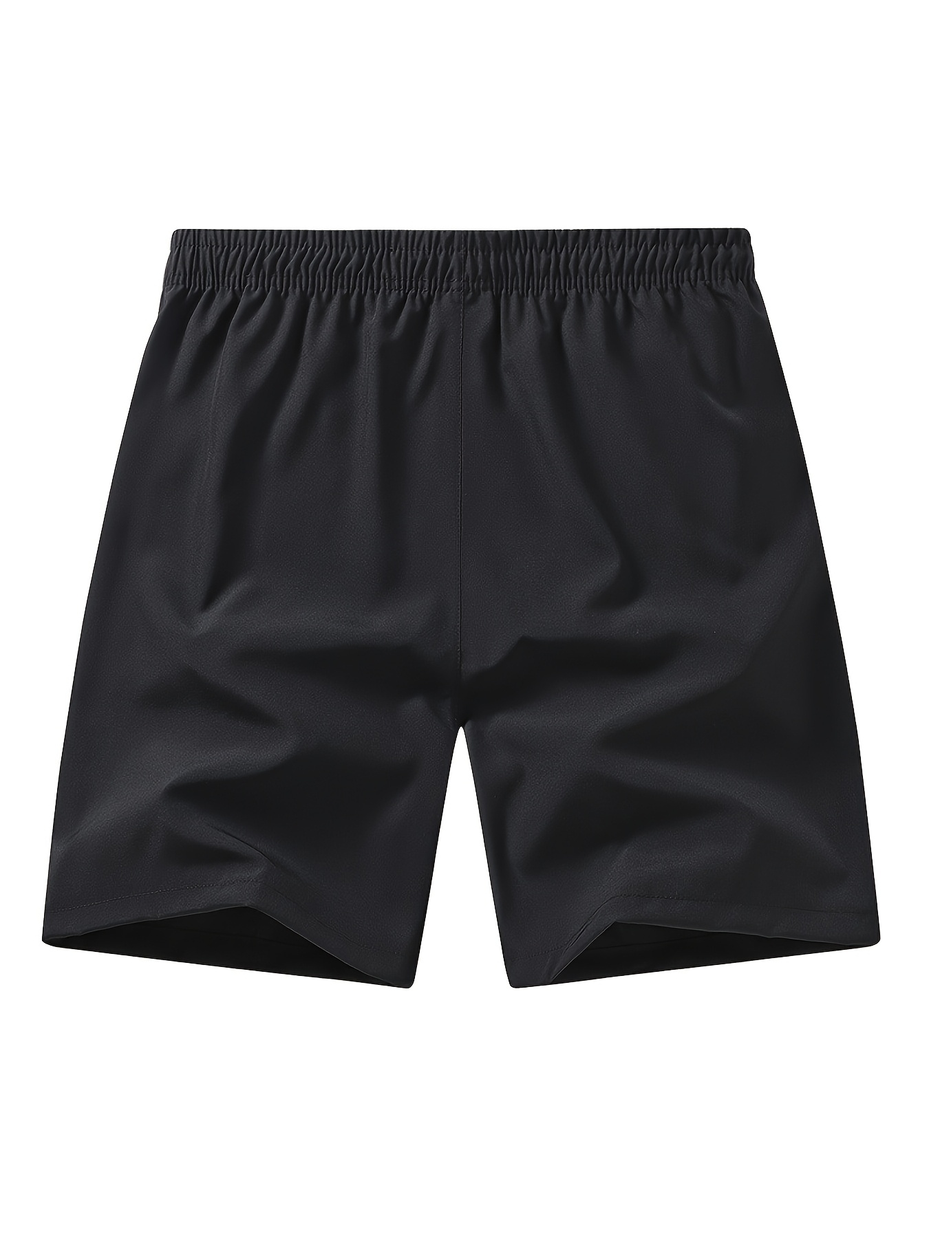 4pcs Men's Quick-Dry Athletic Shorts/Reflective Stripe/Breathable Gym Shorts, Non-Stretch Fabric for Running, Tennis