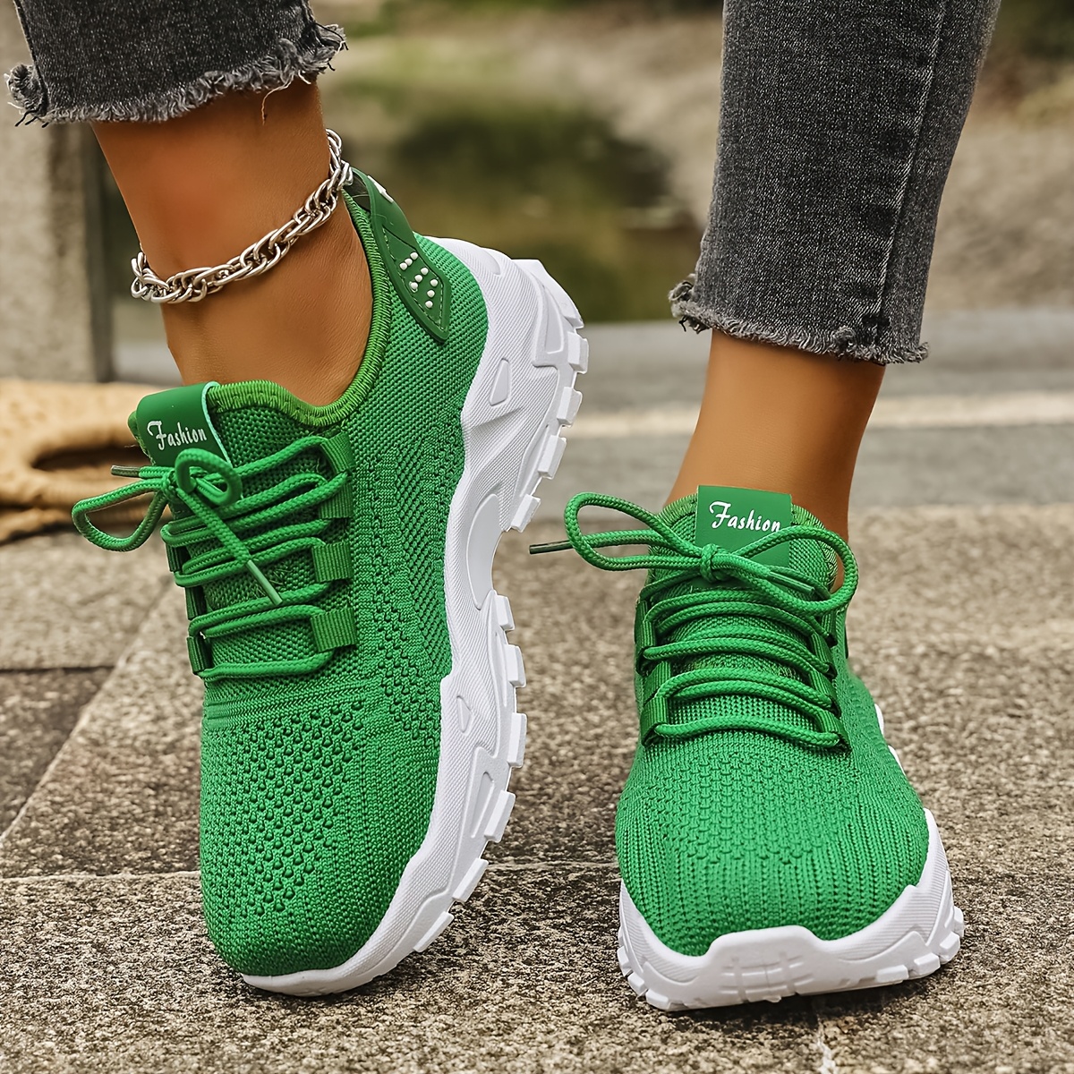 Women'S Light Blue Sneakers - Breathable Sneakers with Cushioned Arch Support, Lace-Up Closure, All-Season Gym, Walking, Everyday Shoes - Lightweight Cushioned Sole for Women, Gym Footwear, Sleek Design, Comfortable Fit, Women