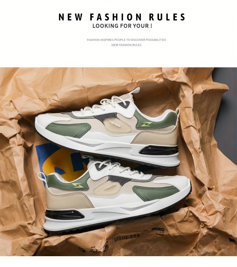 Men's Plus Size Canvas Sneakers - Trendy Casual Running Shoes with Air Cushion, Breathable Fabric Upper, Low-Top Design, and Durable PVC Sole for Casual Attire, Walking, and Skateboarding