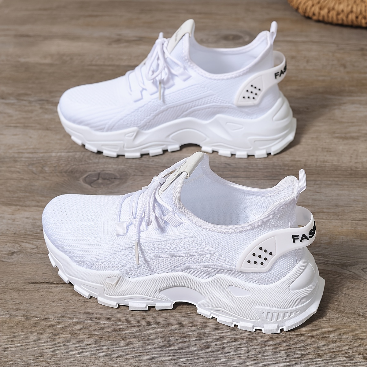 Women's Fashion Breathable Knit Sneakers, New Spring/Autumn Casual Lightweight Soft-Sole Walking Shoes, Comfortable Low-Top Running Shoes for Outdoor Use - Image 13