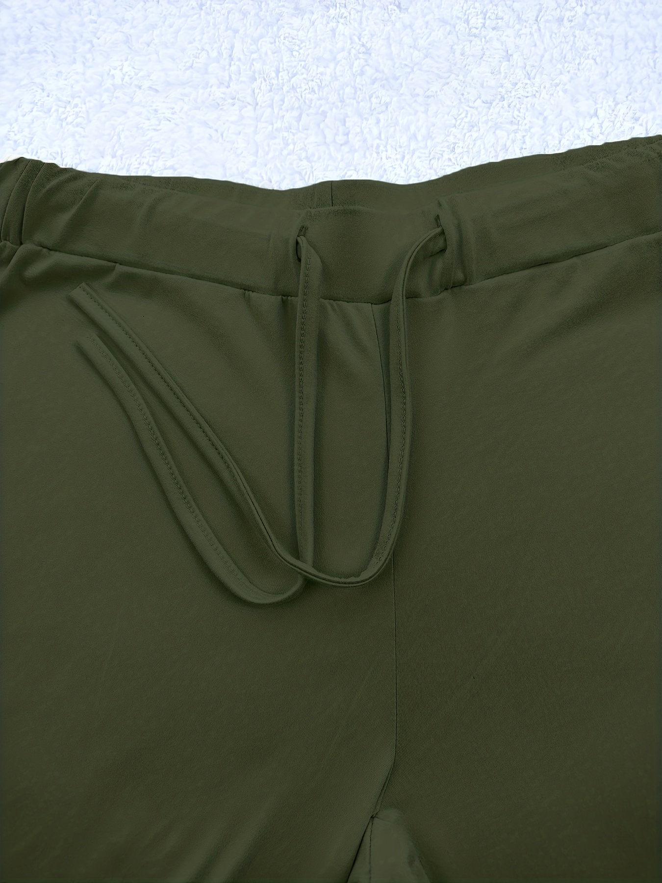 2026 Spring Women'S Symmetrical Striped Print | Comfortable Casual Regular Fit Straight-Leg Pants with Drawstring Waist