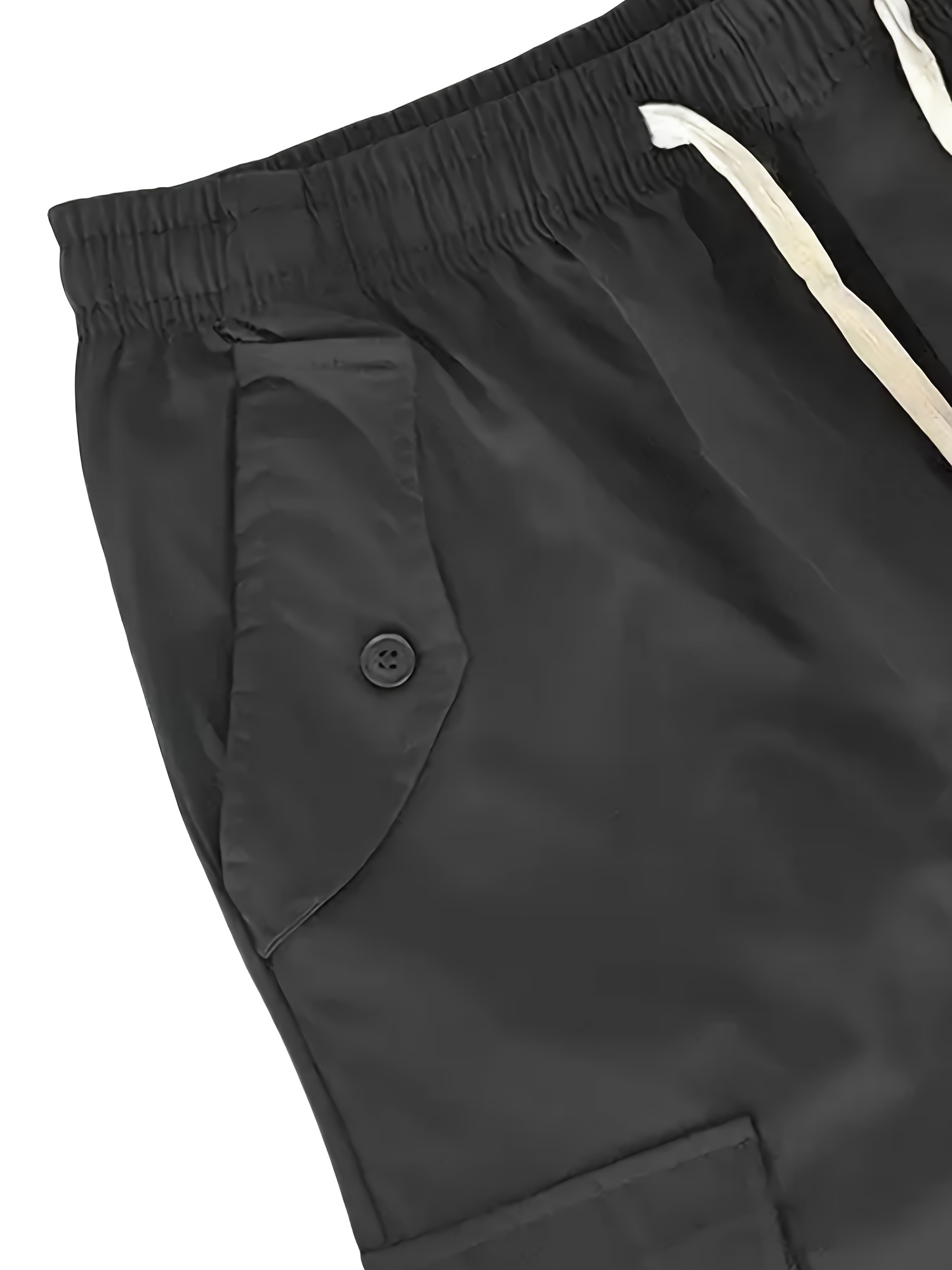 Men'S Heavy-Duty Cargo Pants with Multiple Pockets, Solid Color Drawstring Waist and Zippered Pockets - Black Khaki Tactical Work Trousers for Casual Attire. Outdoor, Hiking, Construction - Non-Stretch Durable Fabric, Spring Summer Autumn Winter Casual Wear, Regular Fit, Street Style, Reinforced Stitching, Perfect for Outdoor Enthusiasts, Halloween & Christmas Gift, Tactical Pant For Men, Pant For Men, Drill Pant For Men, Cargo Pant For Men, Work Pant For Men, Work Trouser For Men