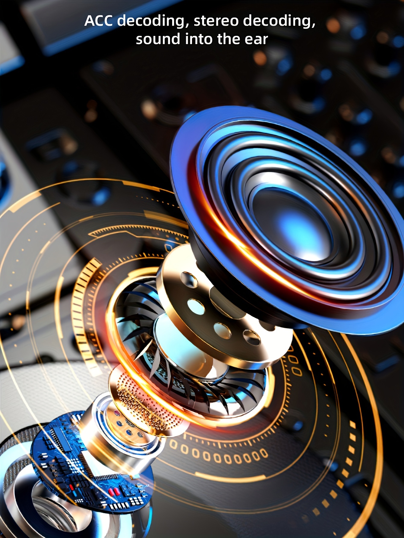 TWS Wireless Earphones with LED Display, Touch Control In-Ear TWS Wireless Earbuds, Sports, Music, Gaming Headphones, Compatible with Ios/Android, Wireless Headphones