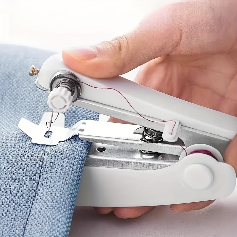 Portable Mini Sewing Machine - Handheld Manual Sewing Machine with 14 Freebies, No Power Needed, Compact Design for Home & Travel, Ideal for Small Tailors, Sewing Accessories, Sewing Machine Portable, Sewing Machine for Beginners, Sewing Machine, Portable Sewing Machine, Hand Sewing Machine By Singer, Mini Portable Sewing Machine, Sewing Machine With Good Quality
