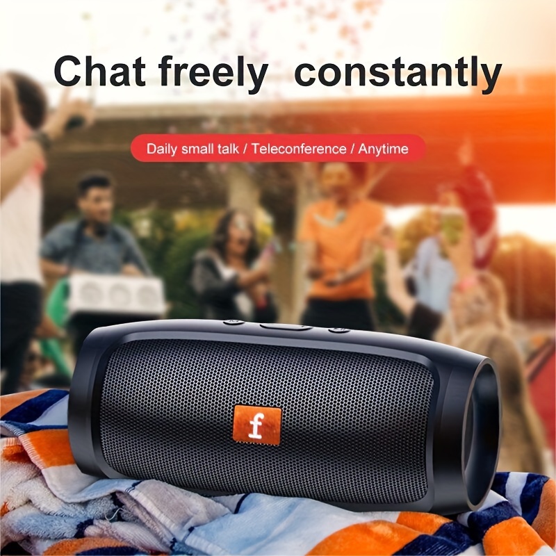 Portable Wireless Speaker with Long Battery Life, Stereo Sound, USB-C Charging, Compact Design for Tablets, Phones, Computers, Android Devices - Ideal Gift for Thanksgiving, Halloween, Christmas - Image 9