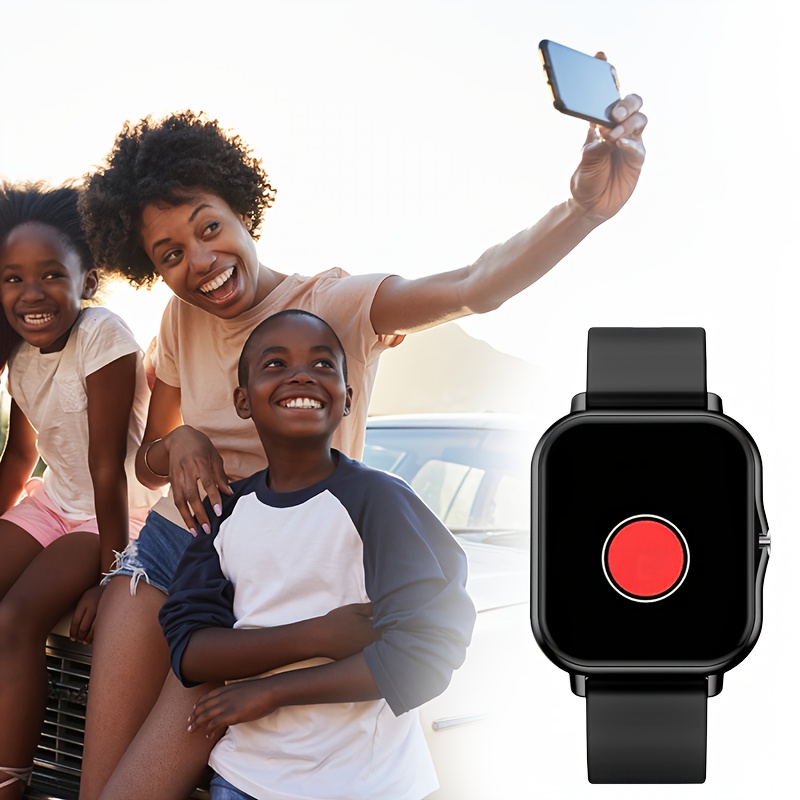 Unisex Smart Watch Compatible for Android/iPhone - Wireless Smartwatch with Touchscreen, Alloy Metal Case, 100+ Modes, Phone Calls, Compatible for iPhone & Android Systems - Ideal Smartwatch Gift for Men & Women