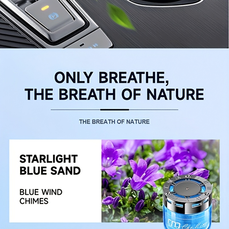 Air Freshener, Long-Lasting Fragrance, Solid Scent Balm for Men and Women, In- Odor Eliminator, Automotive Ornament