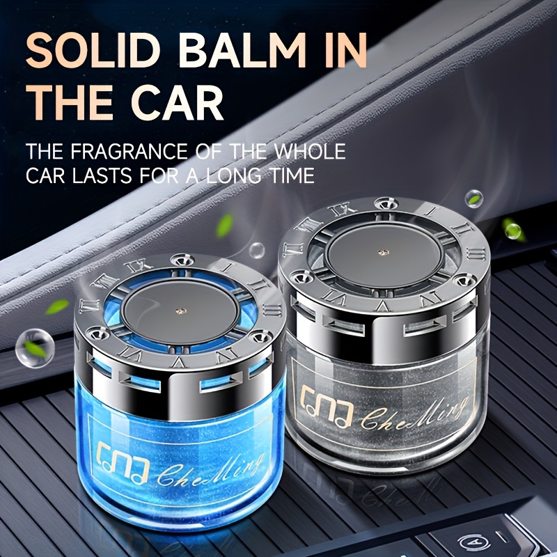 Air Freshener, Long-Lasting Fragrance, Solid Scent Balm for Men and Women, In- Odor Eliminator, Automotive Ornament