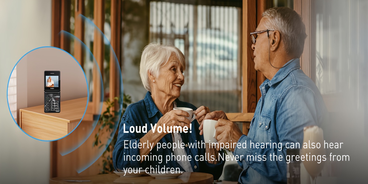 XGODY S200 Senior Mobile Phone Simple For Elderly, Basic Cell Phone With Large Buttons, Flip Phone, Unlocked Senior Mobile Phone With 2.4