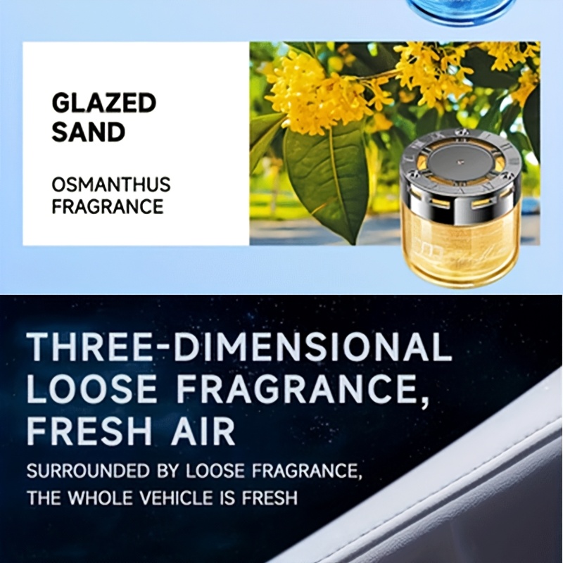 Air Freshener, Long-Lasting Fragrance, Solid Scent Balm for Men and Women, In- Odor Eliminator, Automotive Ornament