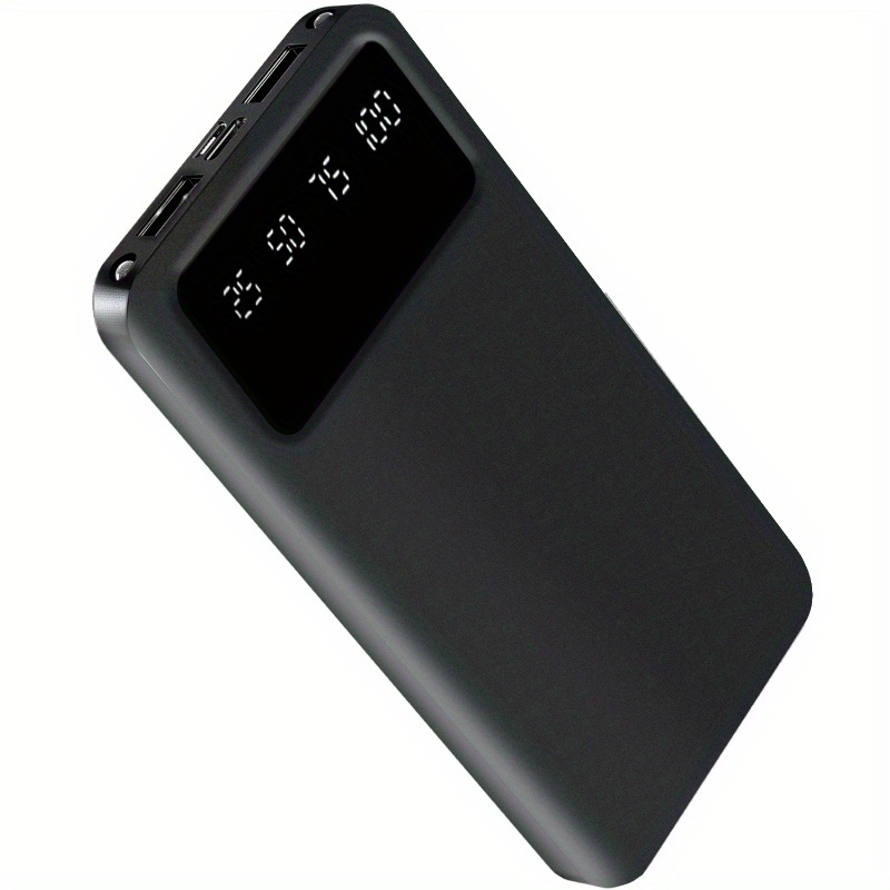 10000/20000mAh Large Capacity Portable Power Bank, Suitable For Charging Android Electronics/ Mobile Phone Devices, Equipped With LED Display/ Dual Output Ports/ Multiple Colors To Choose From - Image 5