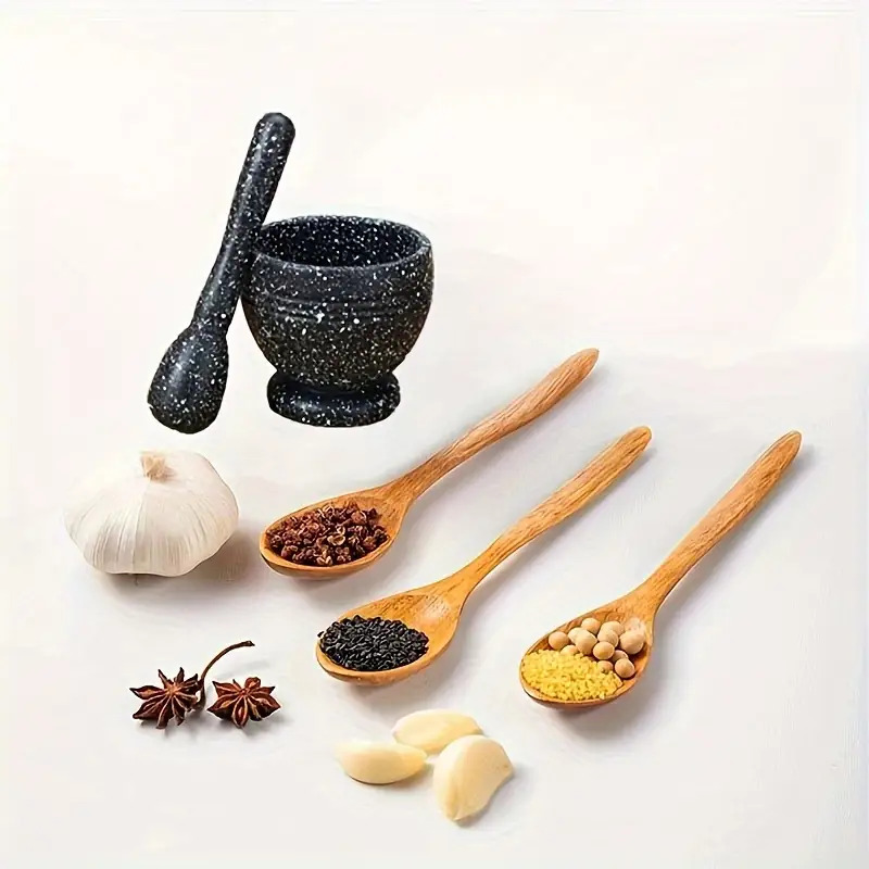 1 Set of Grinder and Pestle Kitchen Garlic Bowl, Pepper Grinder, Food-Grade PP Material, Household Multi-Functional Grinder, Garlic Mincer Tool, Seasoning Grinder, Grain and Spice Grinder, Kitchen Gadget