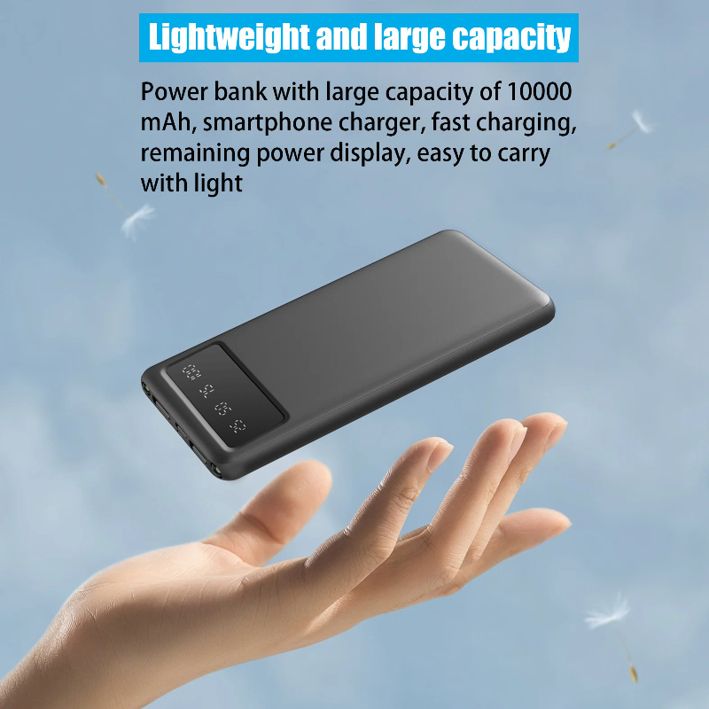 10000/20000mAh Large Capacity Portable Power Bank, Suitable For Charging Android Electronics/ Mobile Phone Devices, Equipped With LED Display/ Dual Output Ports/ Multiple Colors To Choose From - Image 8