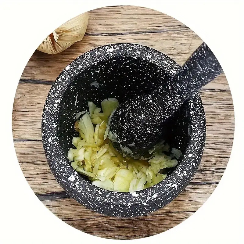 1 Set of Grinder and Pestle Kitchen Garlic Bowl, Pepper Grinder, Food-Grade PP Material, Household Multi-Functional Grinder, Garlic Mincer Tool, Seasoning Grinder, Grain and Spice Grinder, Kitchen Gadget